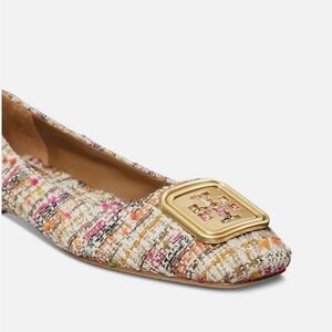 NIB TORY BURCH Women's Georgia Slip On Embellished Ballet